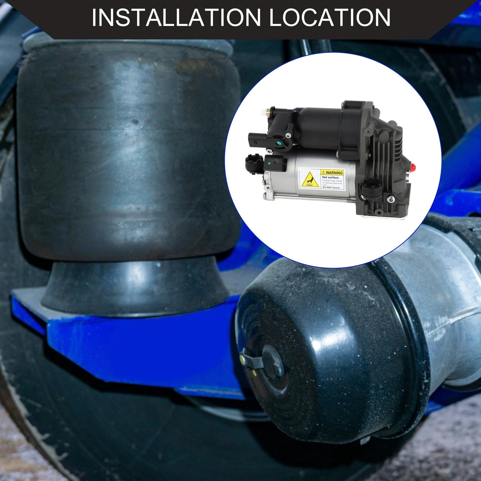 Air Suspension Compressor for Mercedes-Benz S320 CDI (2005–2013) No.221320170480