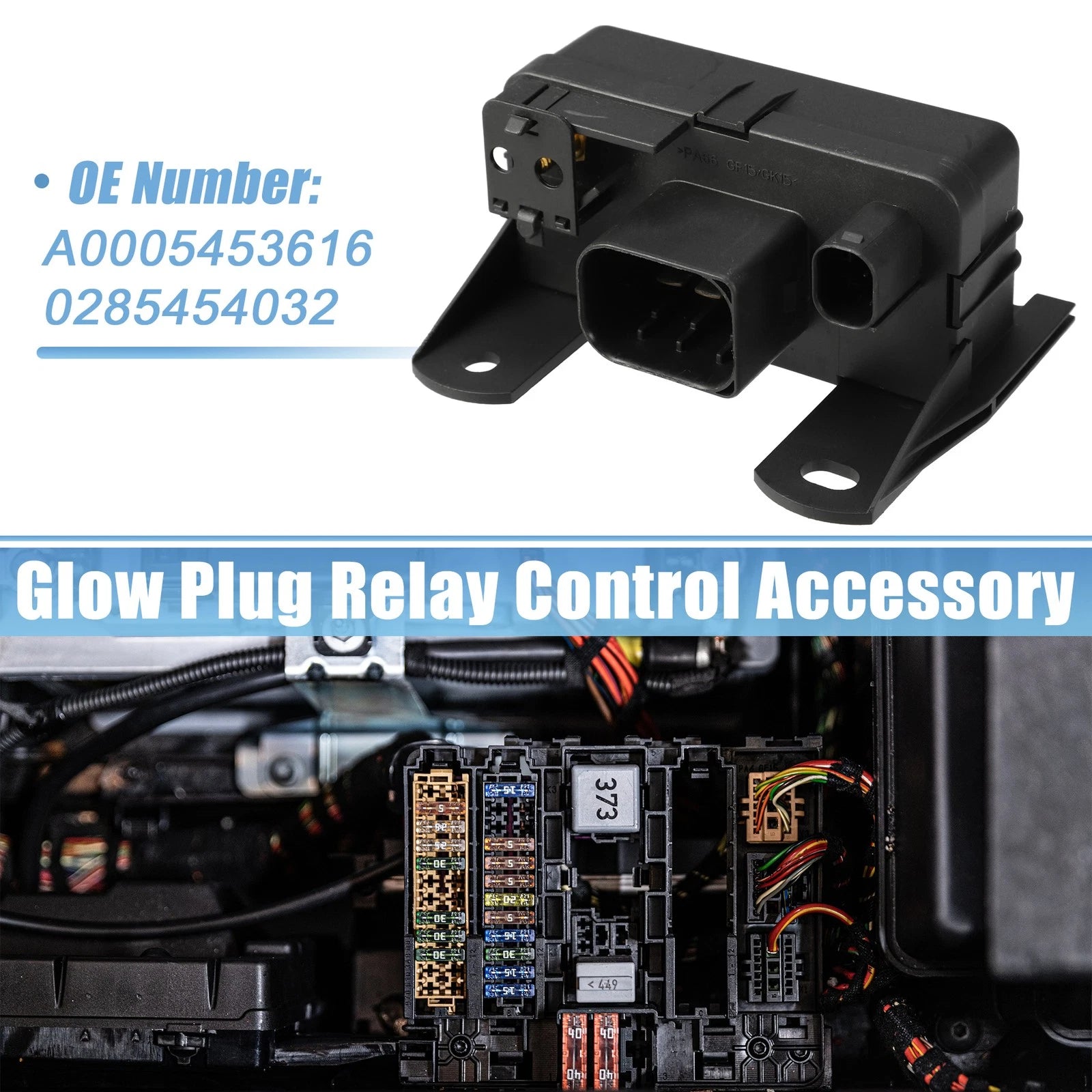 Glow Plug Relay for Mercedes-Benz (A0005453616, 0285454032)