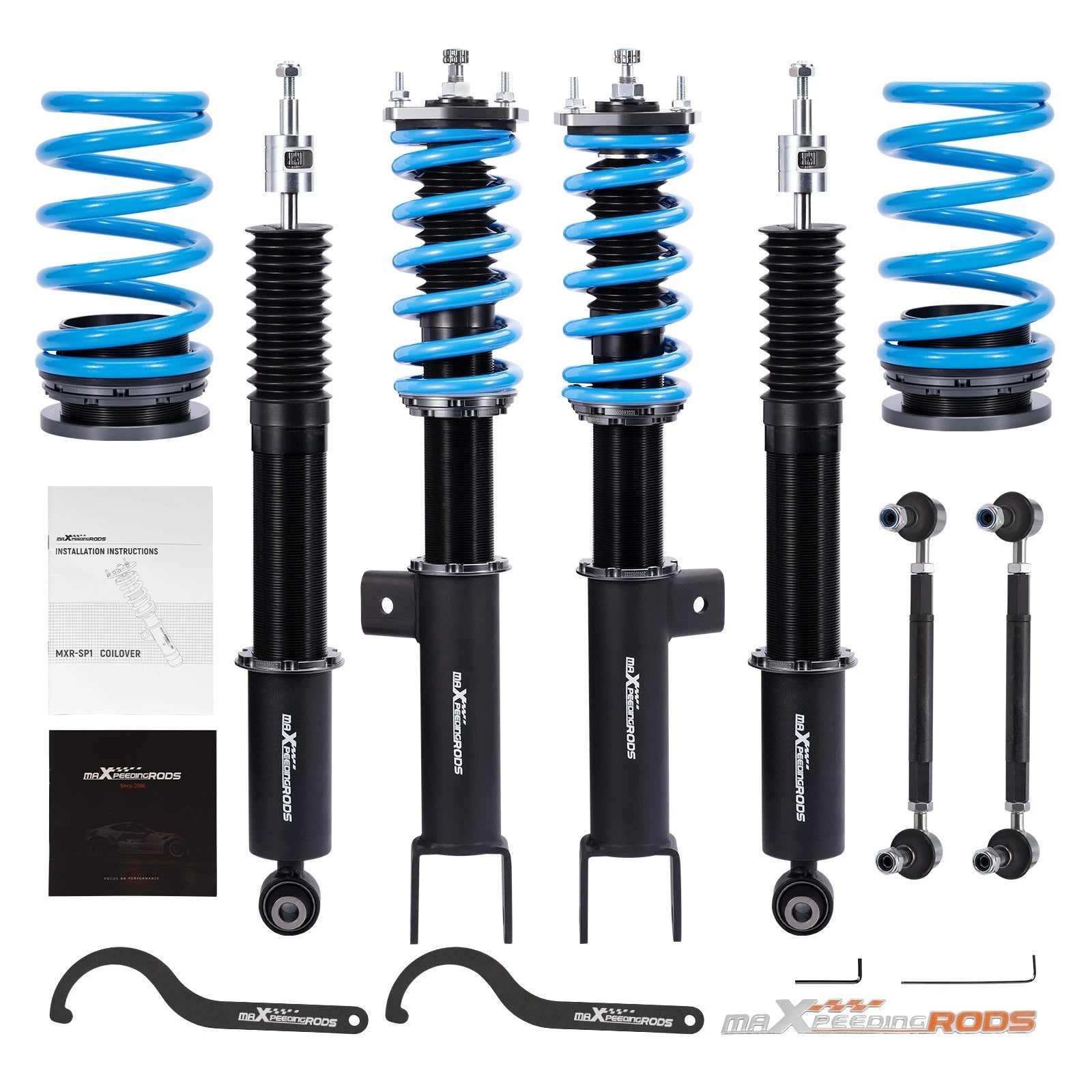 MaXpeedingrods T6 Coilovers 24 Way Damper Struts for Tesla Model Y (2020–2025)