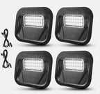 Set of 4 LED Tailgate Step Lights for GMC Sierra, Chevy Silverado 2500HD, 3500HD (2020–2022)
