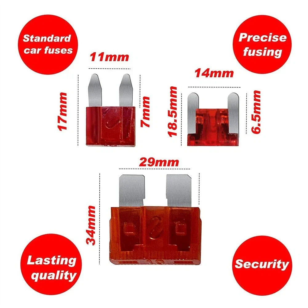 Fuses 306Pcs for Car Fuses Kit with Puller & Tester