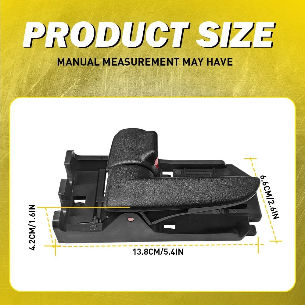 Inside Door Handle Set of 2 Black LH & RH for Kia Spectra Spectra5 (2004–2009) 826202F000