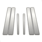 6Pc Chrome Pillar Post Covers Upgrade for Acura TL (2009–2014)