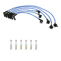 NGK Wire Set & 6 Laser Iridium Spark Plugs for Mazda B4000 Navajo (1991–1998)