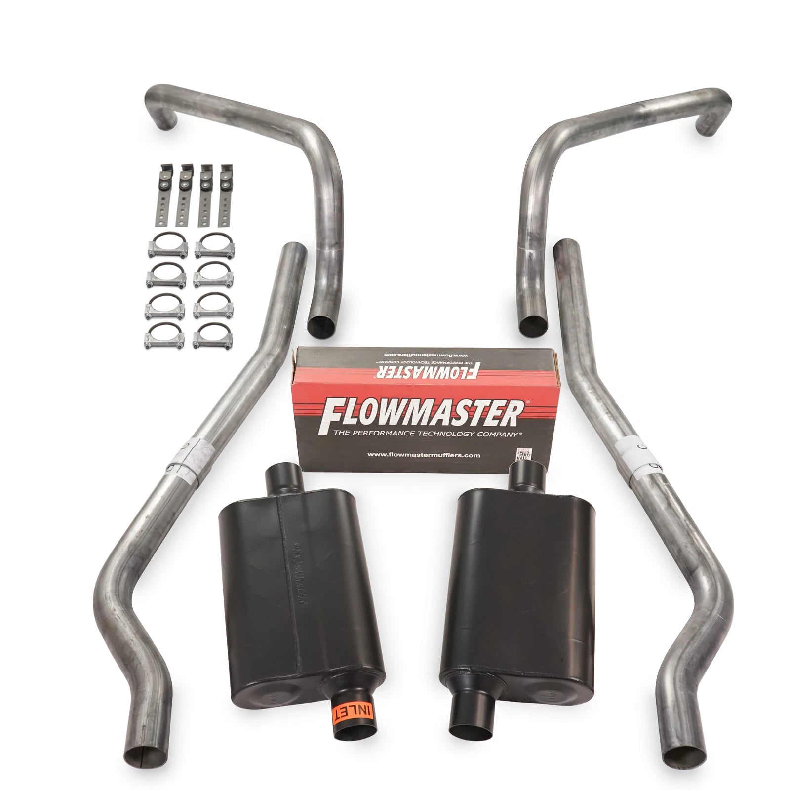 3" Dual Exhaust Kit for Chevy II Nova (1962–1967) - Flowmaster Super 40 Mufflers