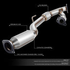 Stainless Steel Rear Catalytic Converter for Nissan Murano (2009–2023)
