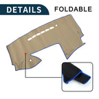 Dashboard Cover Mat for Mazda Premacy (2007–2016) Black Blue