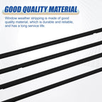 Set of 4 Weatherstrip Window Molding Trim for Honda Civic (2006–2011)