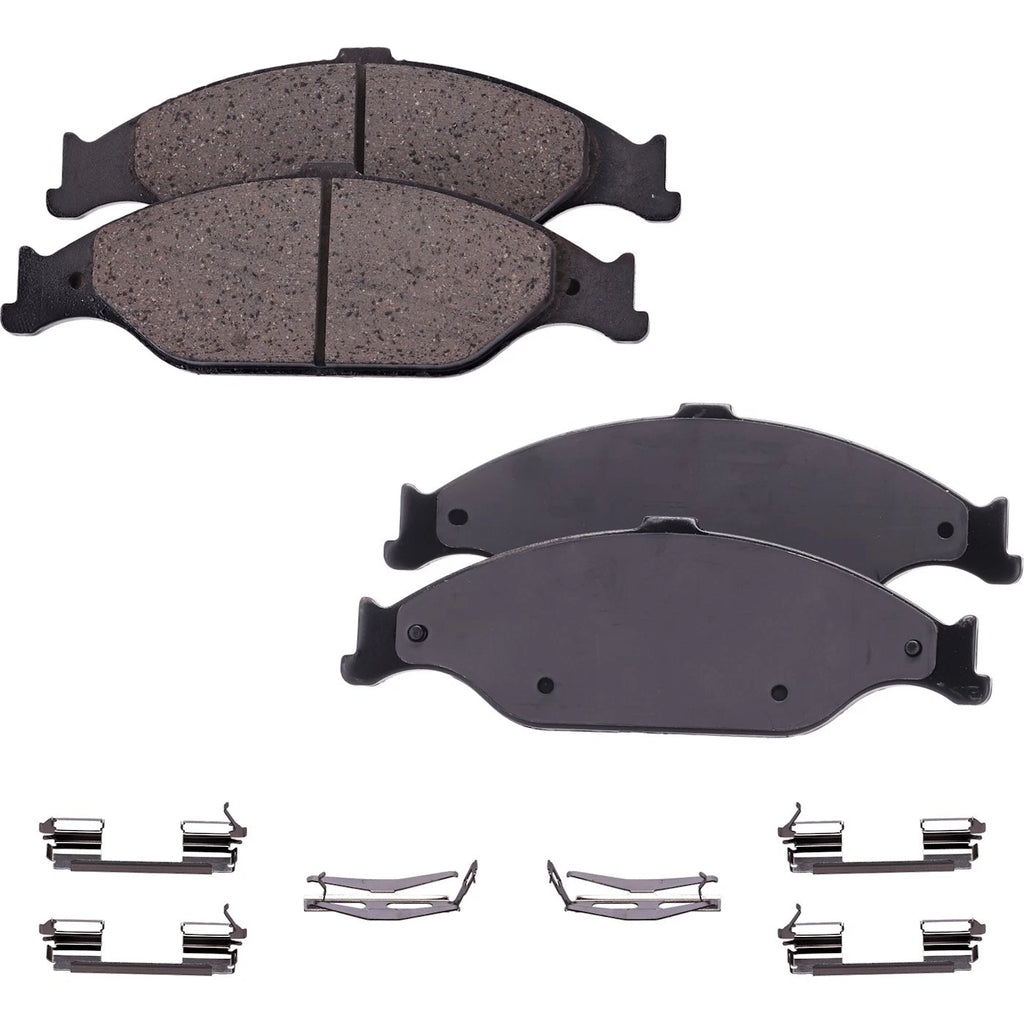 Front Brake Disc Rotors and Pads Kit for Ford Mustang (1999–2004)
