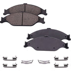 Front Brake Disc Rotors and Pads Kit for Ford Mustang (1999–2004)