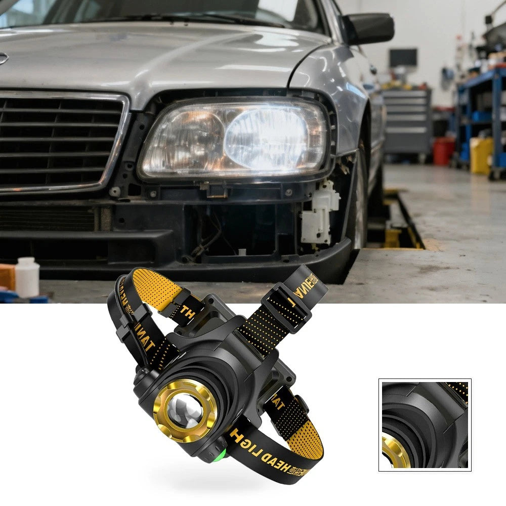 LED Headlamp for Universal Use (USB Rechargeable)