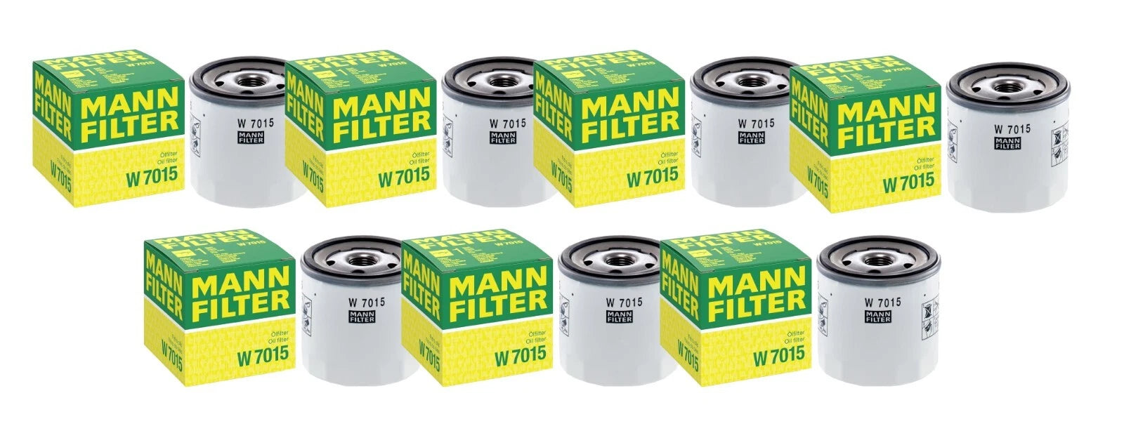 Set of 7 Engine Oil Filters for Ford Jaguar Land Rover Lincoln Mercury