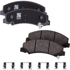 Brake Disc Rotors and Pads Kit for Buick Lucerne (2006–2011)
