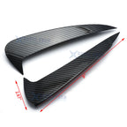 Carbon Fiber ABS Rear Bumper Side Vent Insert Canard for Benz C-Class (2017-2021)