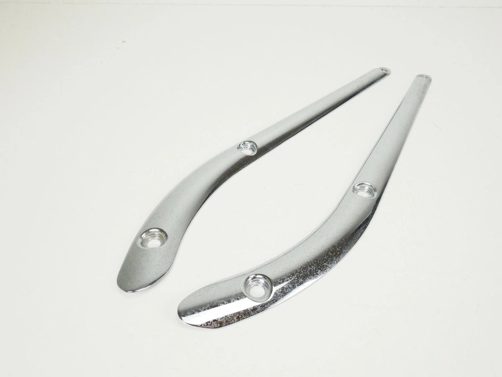 Pair of Chrome Rear Strut Covers for Harley CVO Softail Springer (2006–2007)