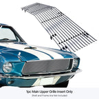 Stainless Chrome Billet Grille Insert for Ford Mustang (1967-1968)