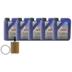 5L Liqui Moly Leichtlauf 5W40 Engine Oil Change Kit for A3 Jetta (2006–2013)