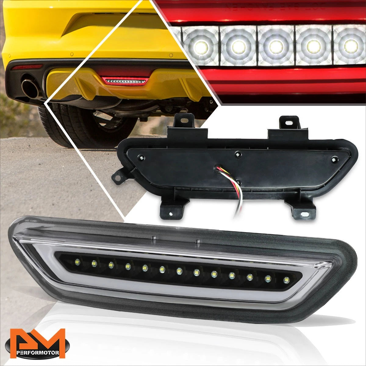 Full LED 3rd Tail Brake Light for Ford Mustang (2015–2018)