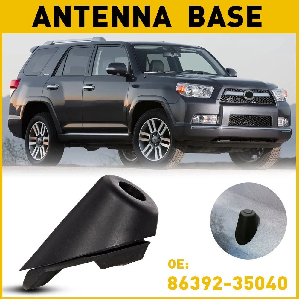 1X Black Ornament Bezel Antenna Base for Toyota 4Runner (2010–2014)