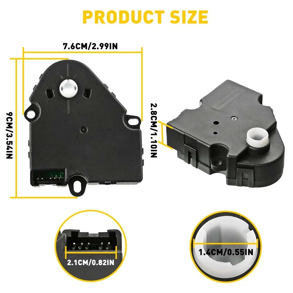 604-106 HVAC Heater Blend Door Actuator for Chevy Silverado Escalade (2007–2014)