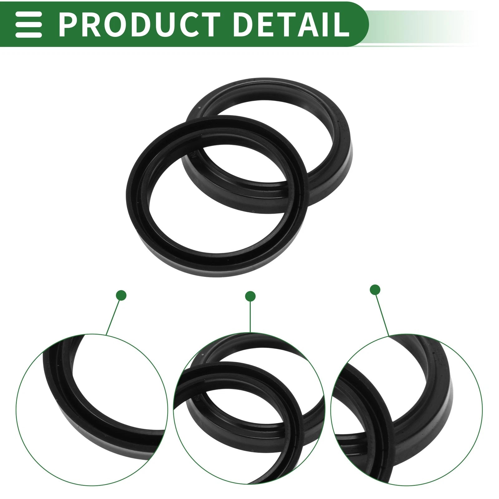 Set of 5 Oil Seal Rotary Shaft Seal NBR Rubber 35x43x5mm