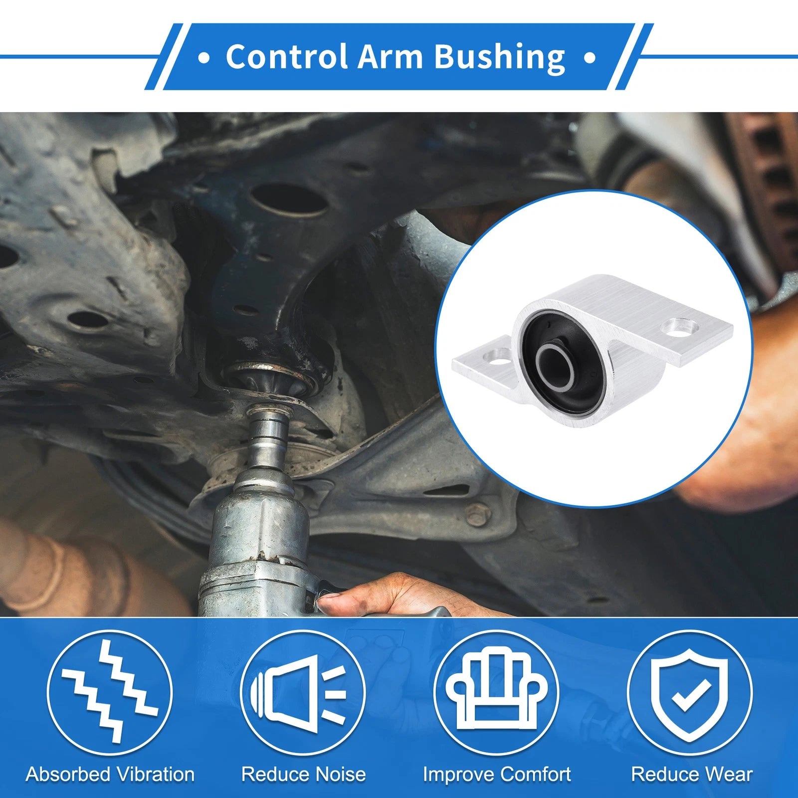 Rear Lower Control Arm Suspension Bushing for Subaru Legacy/Impreza/Outback (2000–2020)