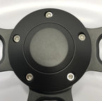 14 Inch Billet Aluminum Steering Wheel with Horn Button for Universal Fit (All)