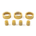 7 Pcs Central Control Switch Knob Ring Trim for Honda Civic CR-V (2023-2024)