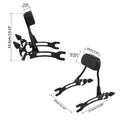 Passenger Backrest Pad for Indian Chieftain Roadmaster Springfield (2014–2023)