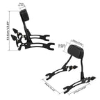 Passenger Backrest Pad for Indian Chieftain Roadmaster Springfield (2014–2023)