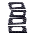 Carbon Fiber ABS Central Vent Outlet Trim for BMW E90 E92 E93 (2007-2013)