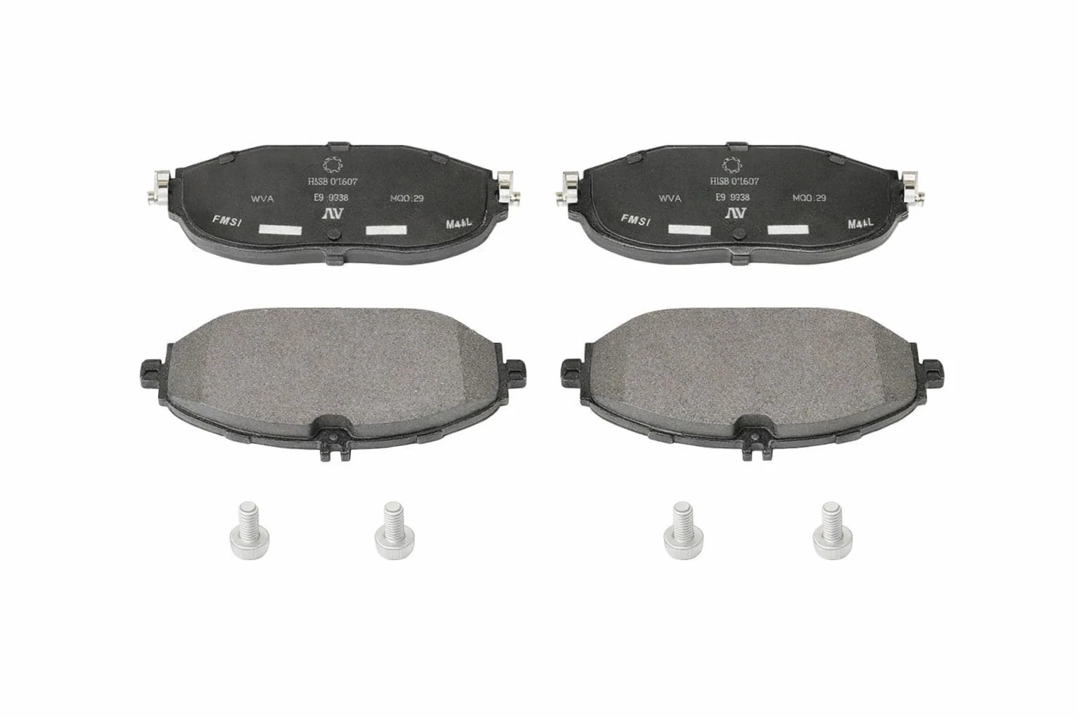 Set of 4 Front Disc Brake Pads for Mercedes-Benz C300, E300 (2008–2015) 0084203820