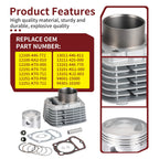Top End Kit for Honda XL200R XR200 XR200R (1981–1996) - 63mm STD Cylinder Piston Gasket Seals