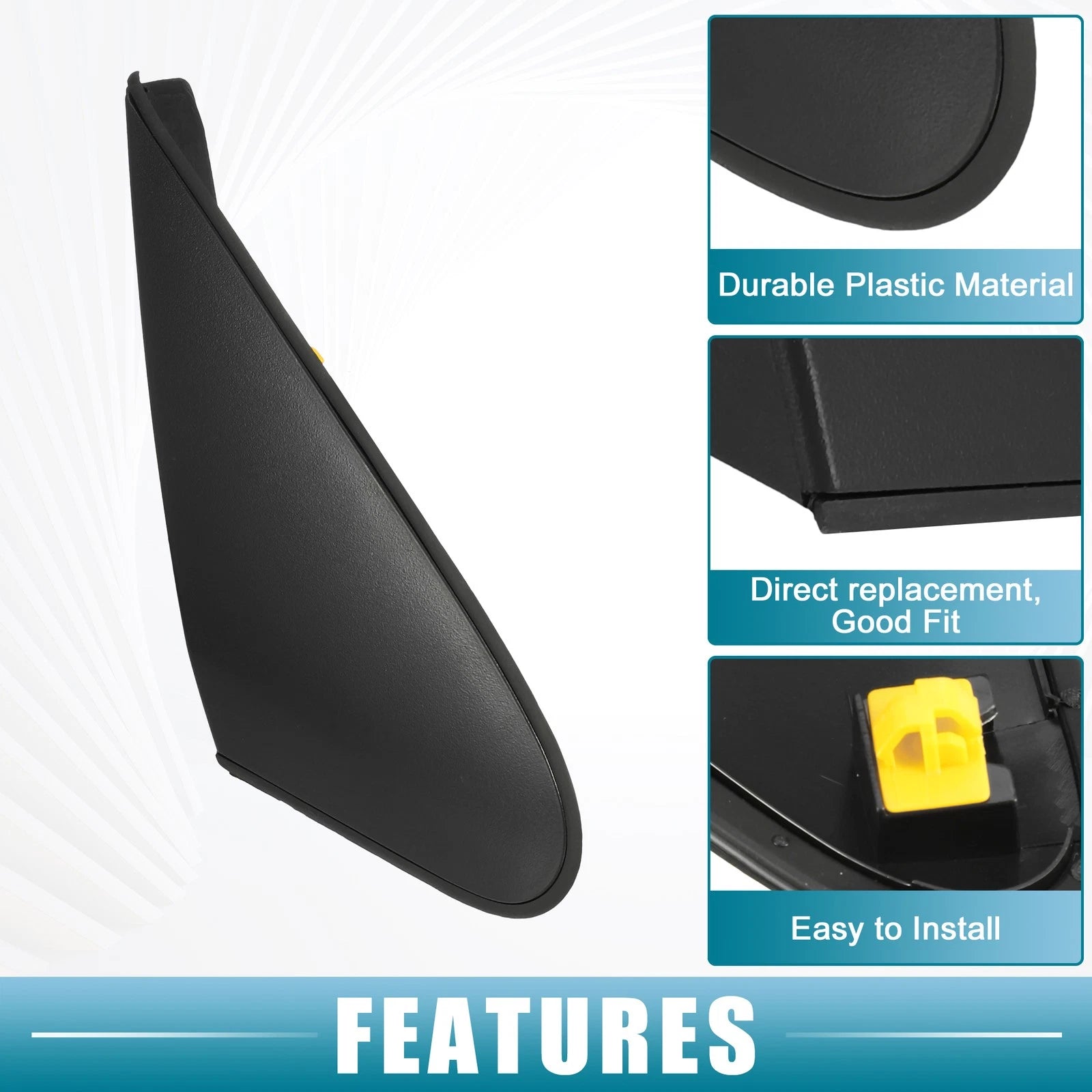 Right Mirror Corner Fender Triangle Cover No. 861902S000 for Hyundai Tucson (2016–2021)