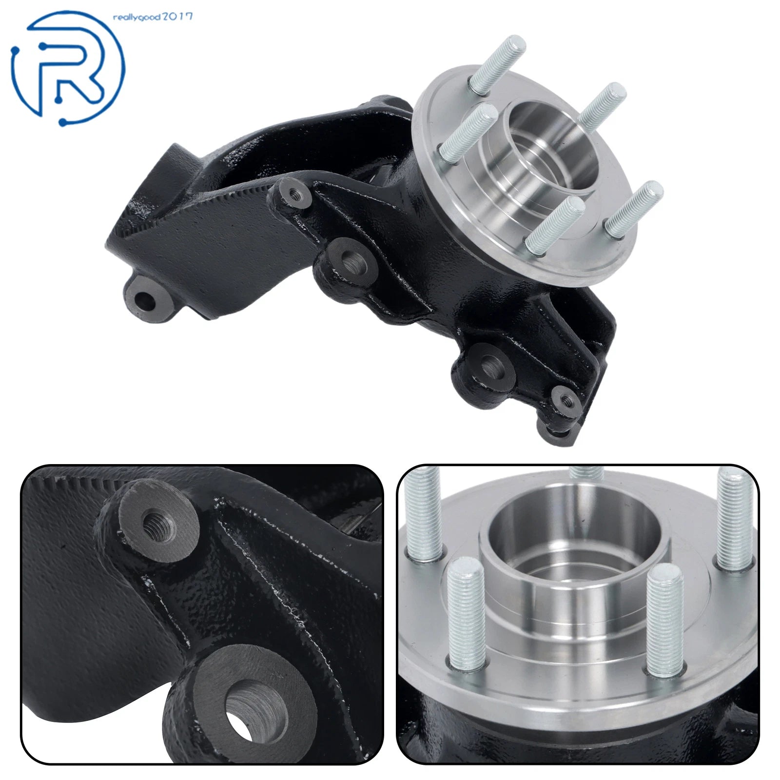 Front Steering Knuckle & Wheel Hub Bearing Assembly for Ford Focus (2012-2018)