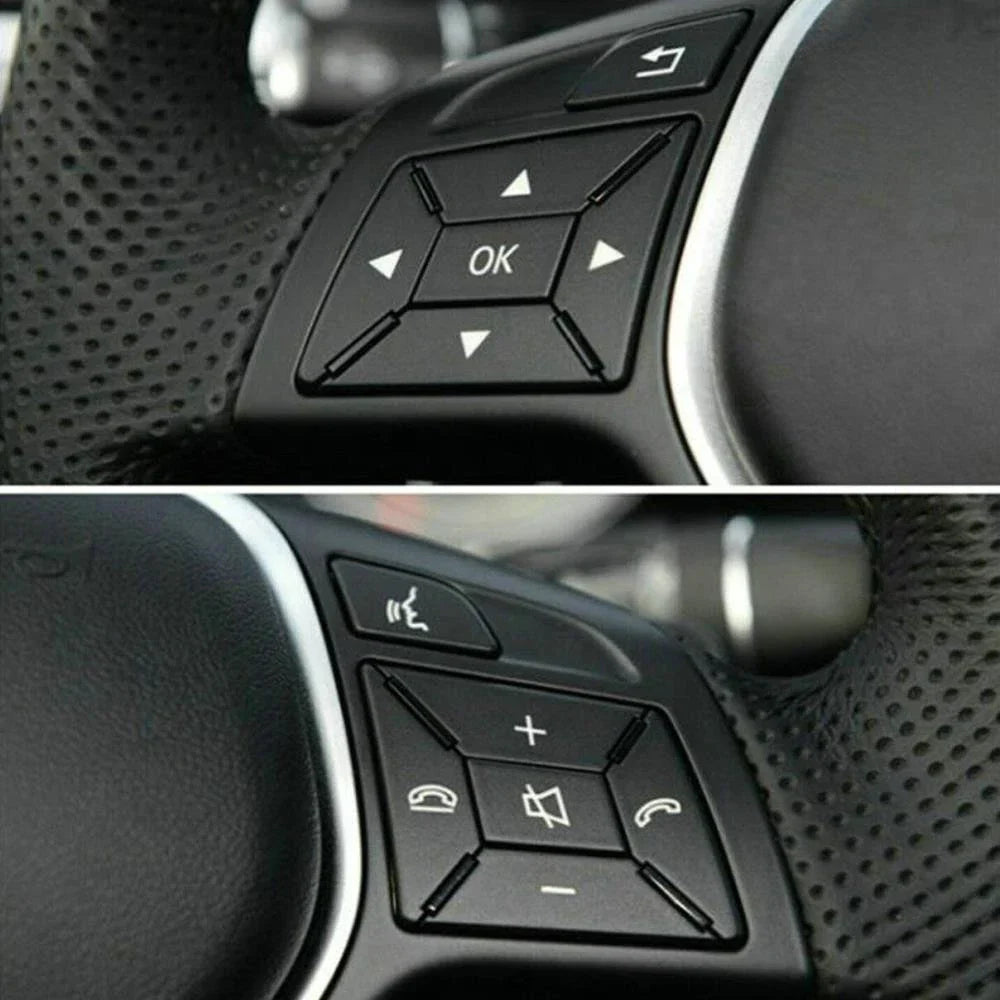2 x Steering Control Button for Benz W204 X204 W212 (2007-2016)