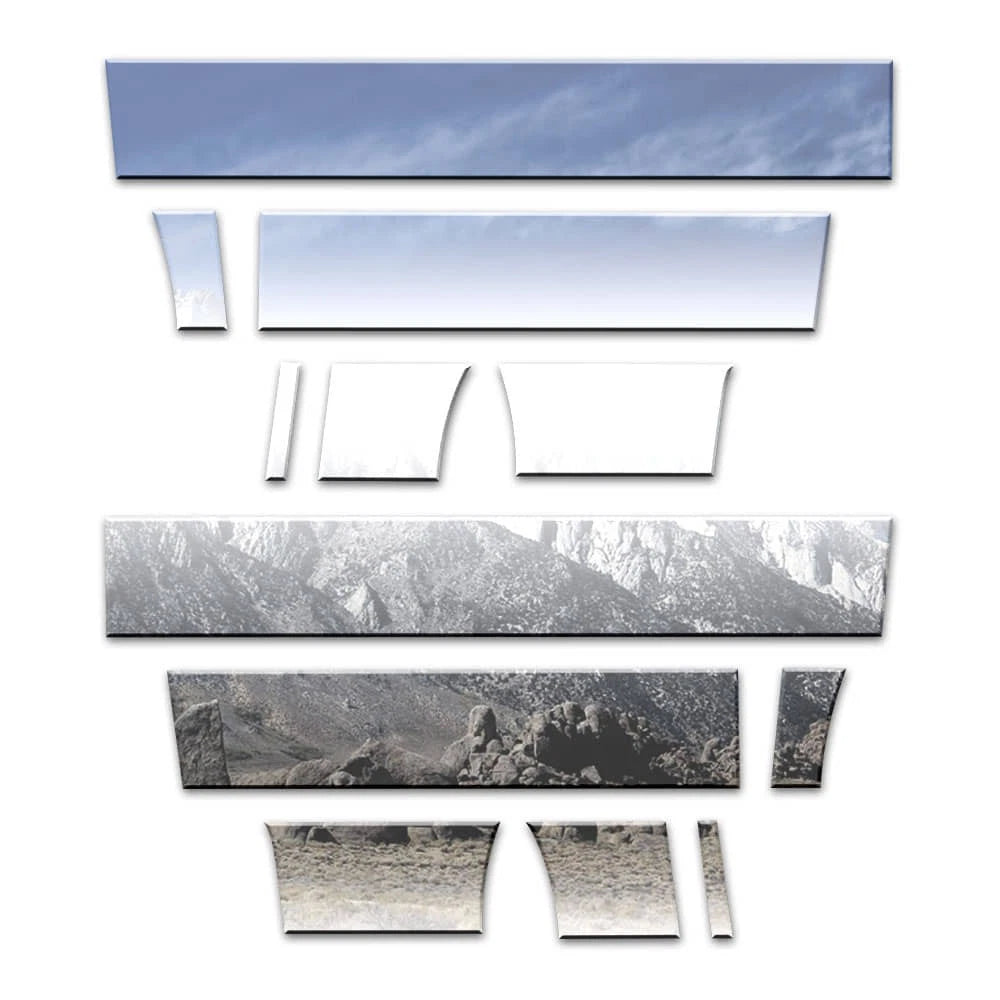 Rocker Panel Replacement Kit 12pc for Ford F-150 Crew 2009–2014