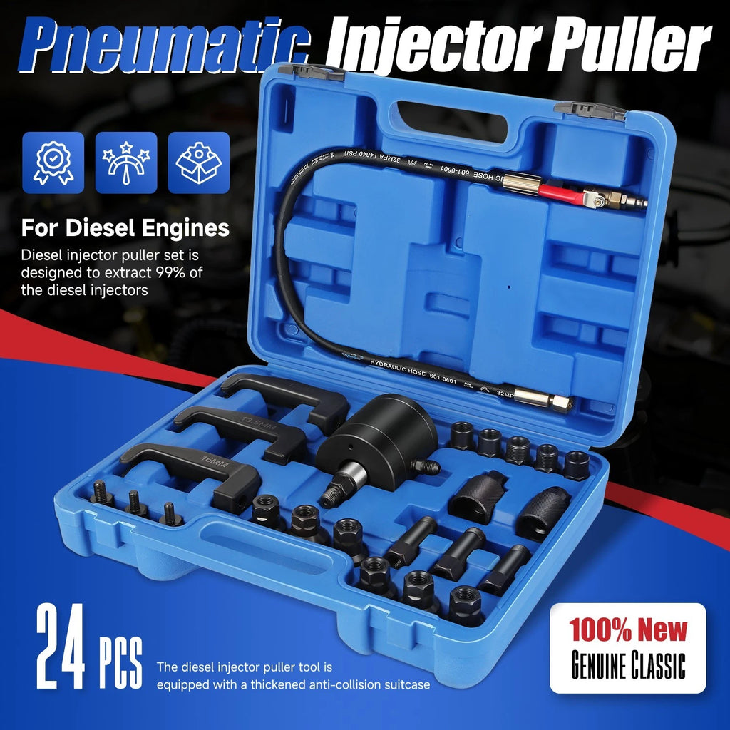 24pcs Diesel Injector Puller Set for (5-8 Bar)
