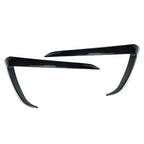 Carbon Fiber Front Fog Light Eyebrow Cover Trim for Tesla Model Y (2020–2021)