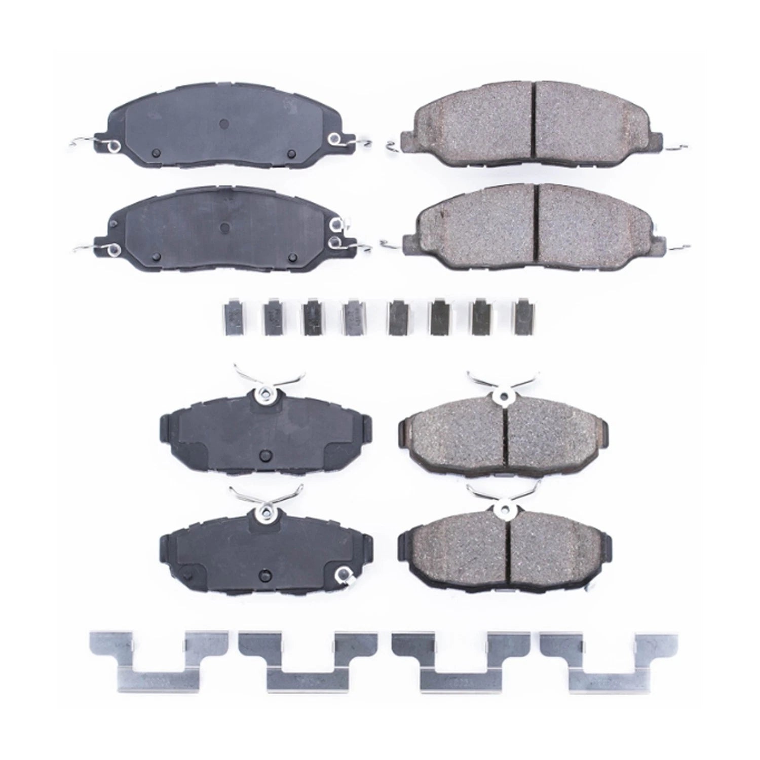 PowerStop 2X Front Rear Euro Carbon Fiber Ceramic Brake Pads Kit for Mustang