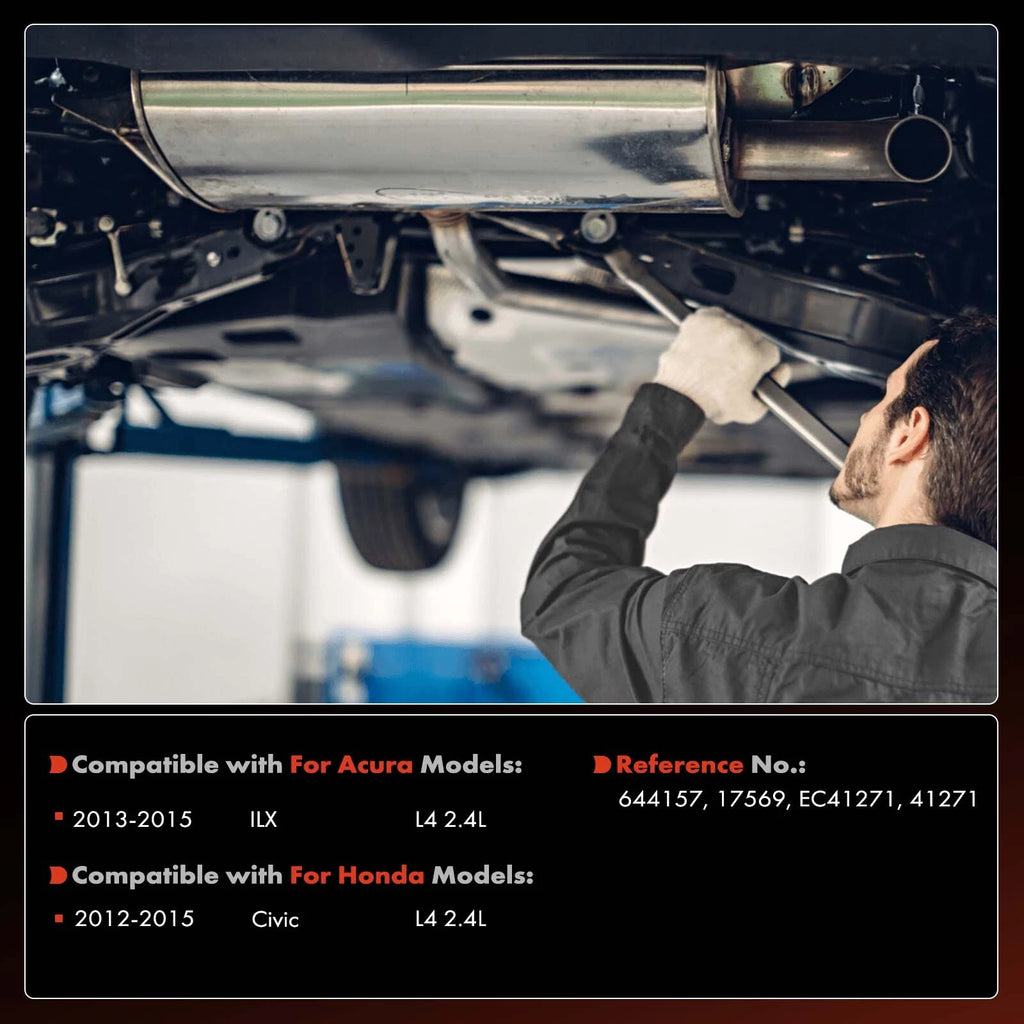 Catalytic Converter Rear for Honda Civic (2012–2015) Acura ILX (2013–2015)