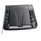 Hood Vent Scoop Cover for Universal Car Exterior Air Intake Grille Trim Black