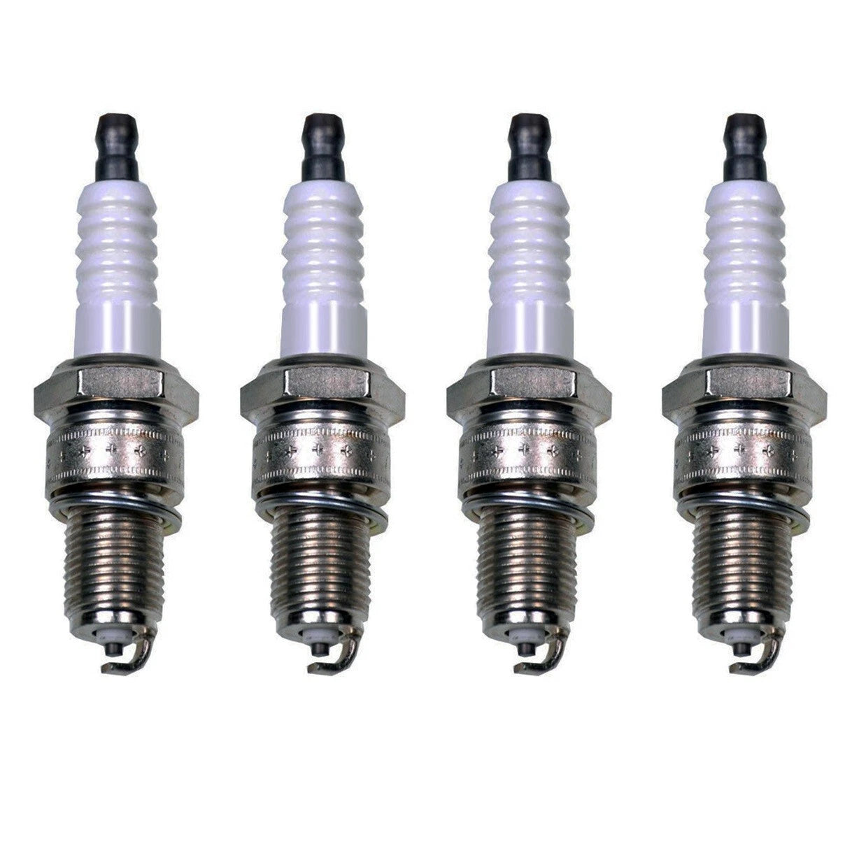 Set of 4 U-Groove Spark Plugs .044 Gap for Dodge Mitsubishi Plymouth L4