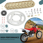 Link X-Ring Drive Chain & Sprockets for Honda XR80R/CRF80F (1985–2013)