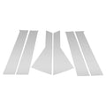 6 Pcs Pillar Window Trim for Dodge Journey (2009–2020) Silver Tone