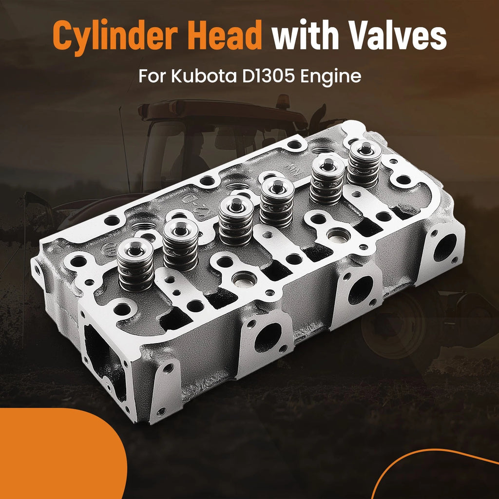 Engine Cylinder Head Assembly for Kubota D1305 FZ2400 B7610 ZD28 (1G188-03042)