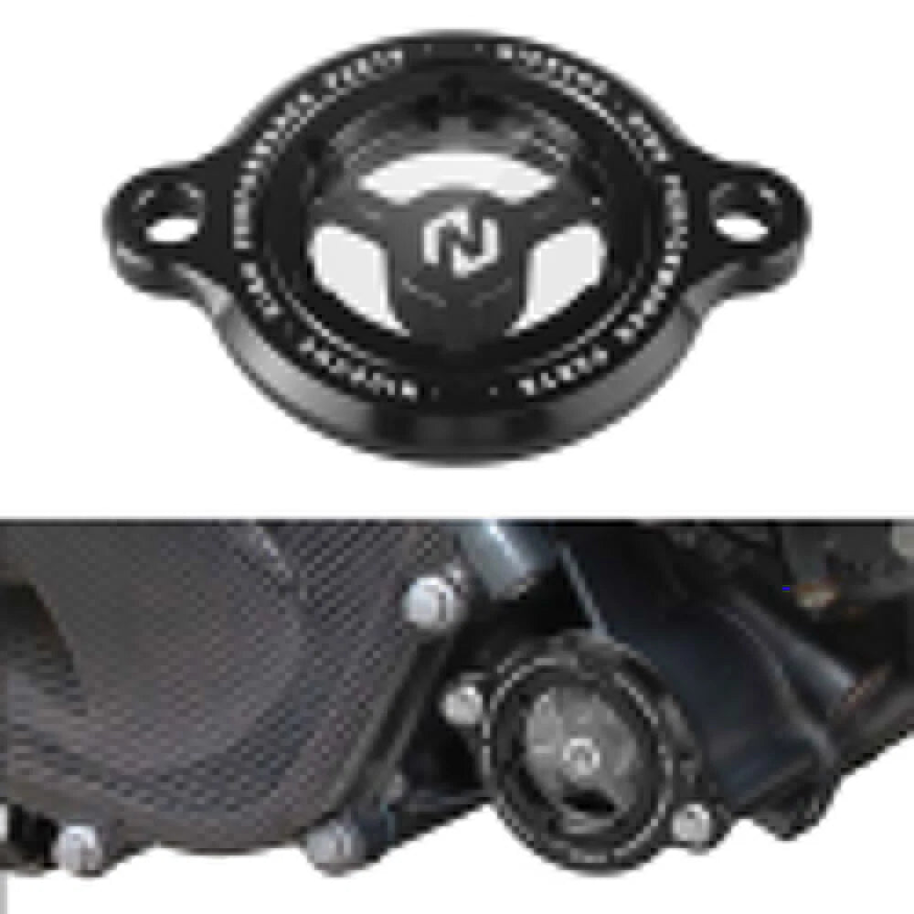 1x Transparent Anodized Oil Filter Cover for KTM 125/200/250/390 Duke (2016–2023)