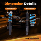 Coilover Suspension Kit for VW Jetta MK5 MK6 (2005-2019)