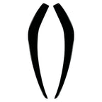 Glossy Black Front Bumper Side Air Vent Trims for Benz A Class (2013-2015)