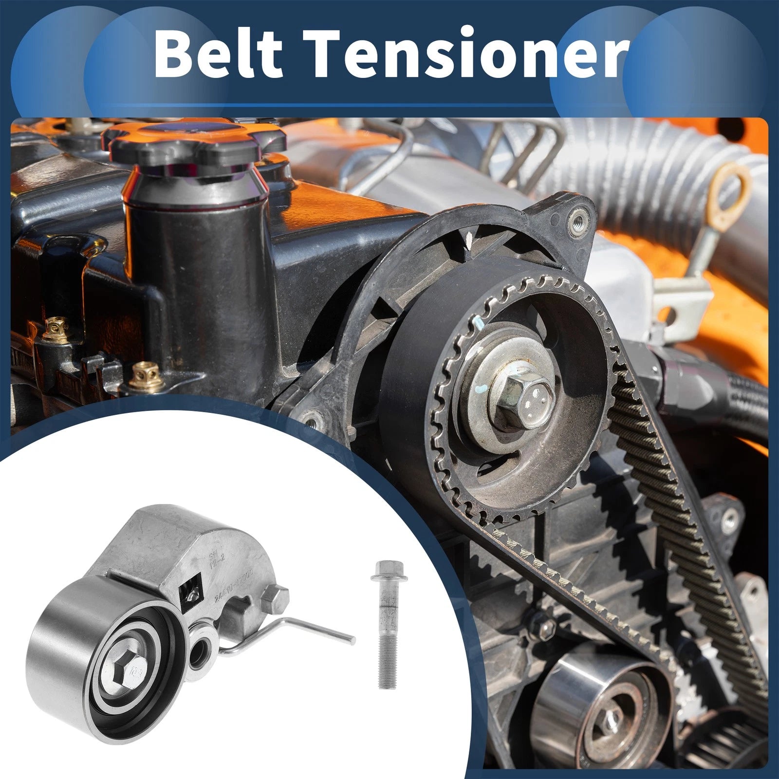 Belt Tensioner for Kia Carens (2002–2010) No. 2441027000/2441027250 Metal